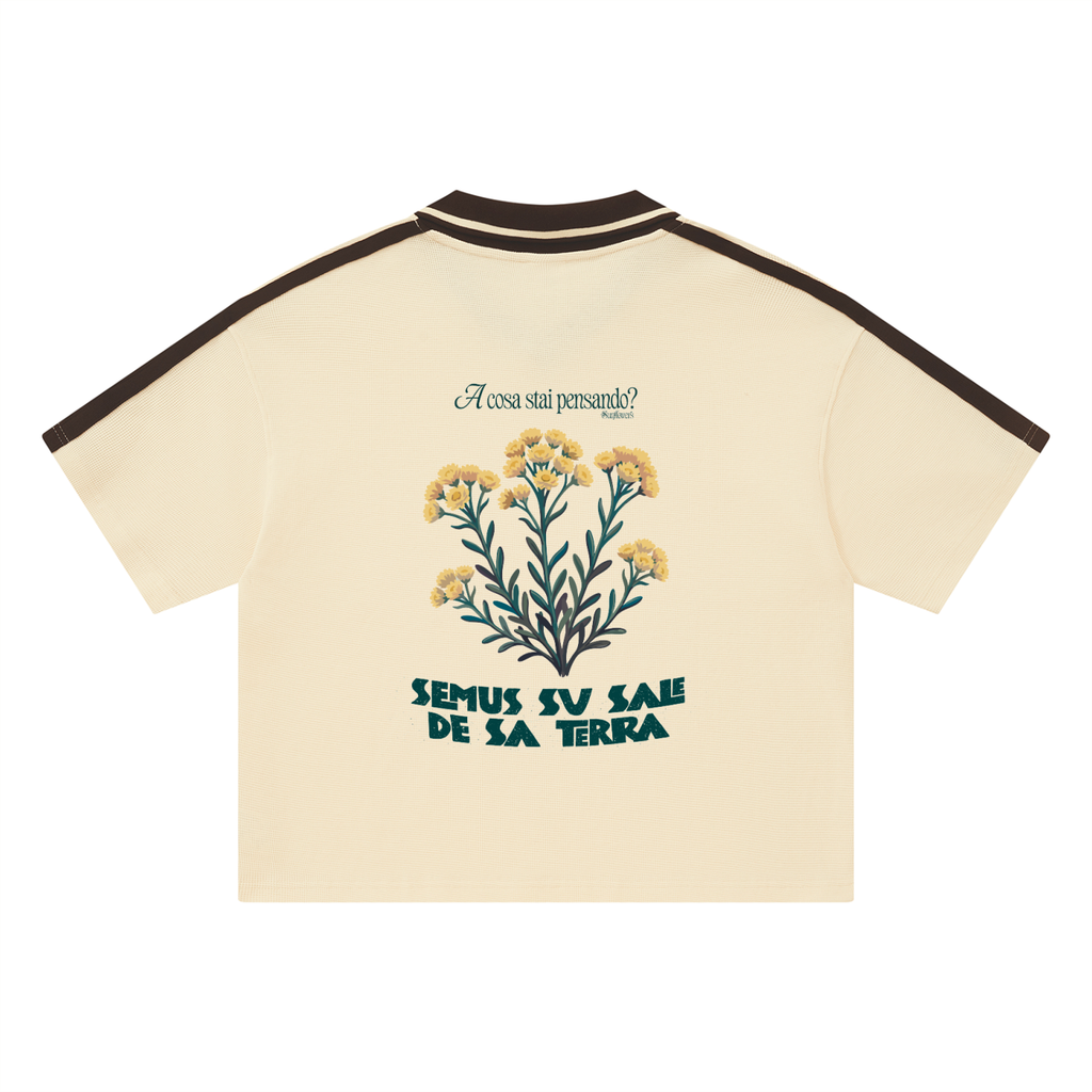 ALUMA | POLO COLOR BLOCK 330G "SUNFLOWERS"