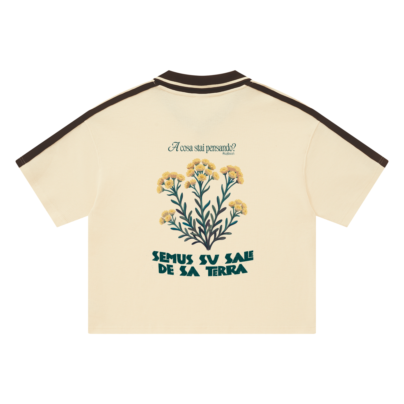 ALUMA | POLO COLOR BLOCK 330G "SUNFLOWERS"