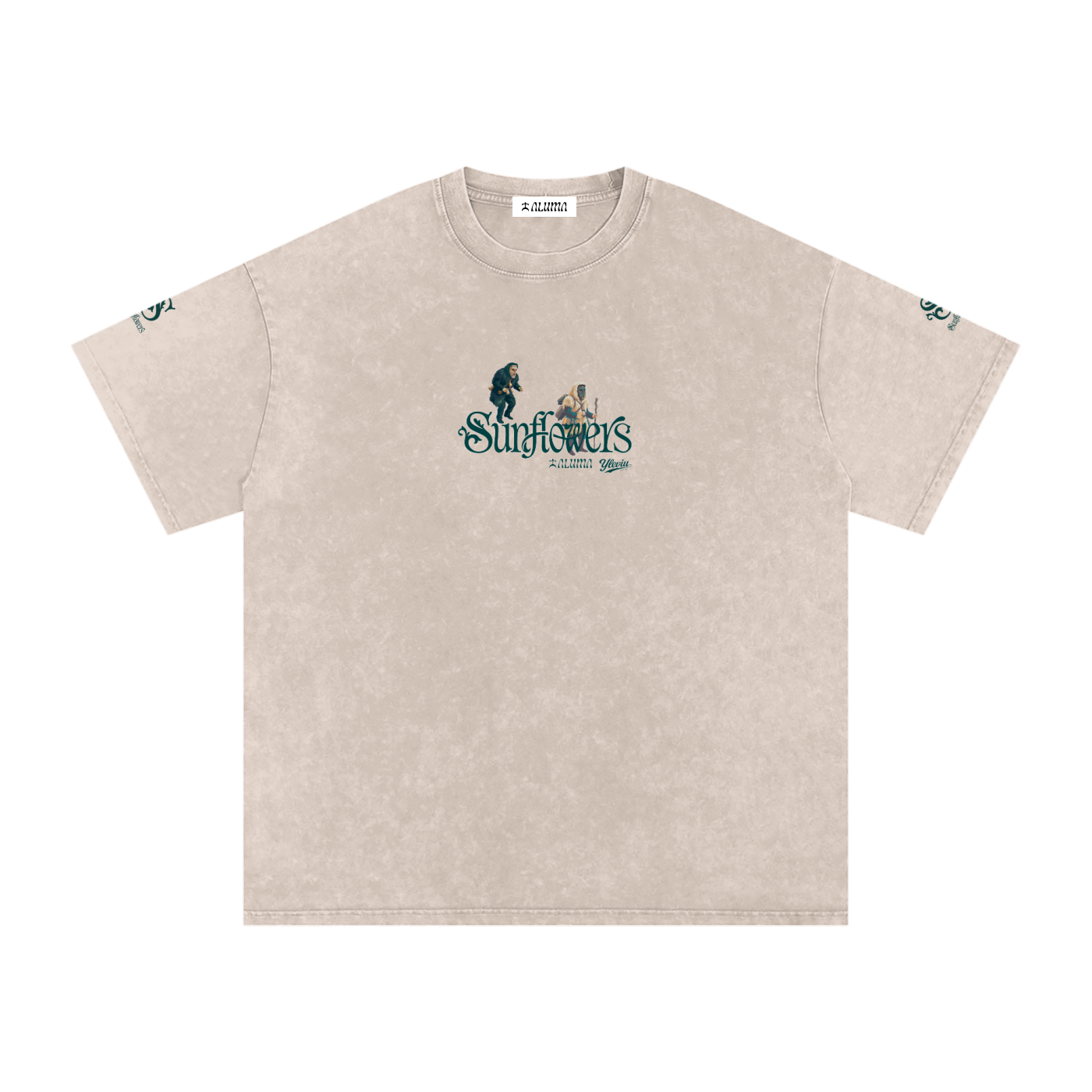 ALUMA | MODULO OVERSIZE SNOW WASHED PURO COTONE 250G