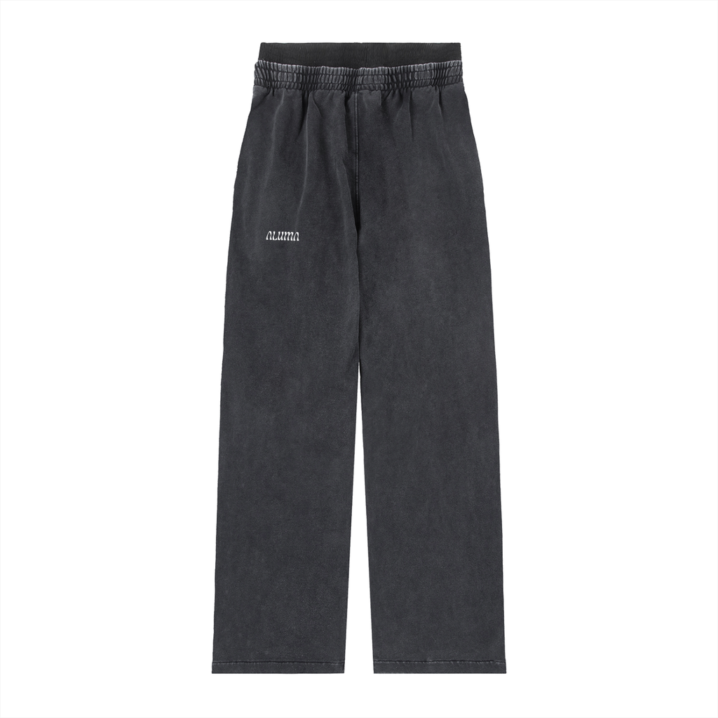 Pantaloni ALUMA "Vintage Wave" - Pantaloni a Vita Media in Cotone Lavato