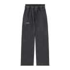 Pantaloni "Vintage Wave" | Cotone Lavato Mid-Rise