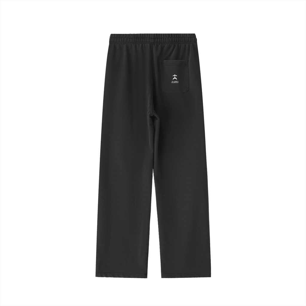 Pantaloni Heavyweight,Tuta Vintage,Washed,Streetwear Unisex,400g,Drawstring,Pantaloni Caldi,Loose Fit