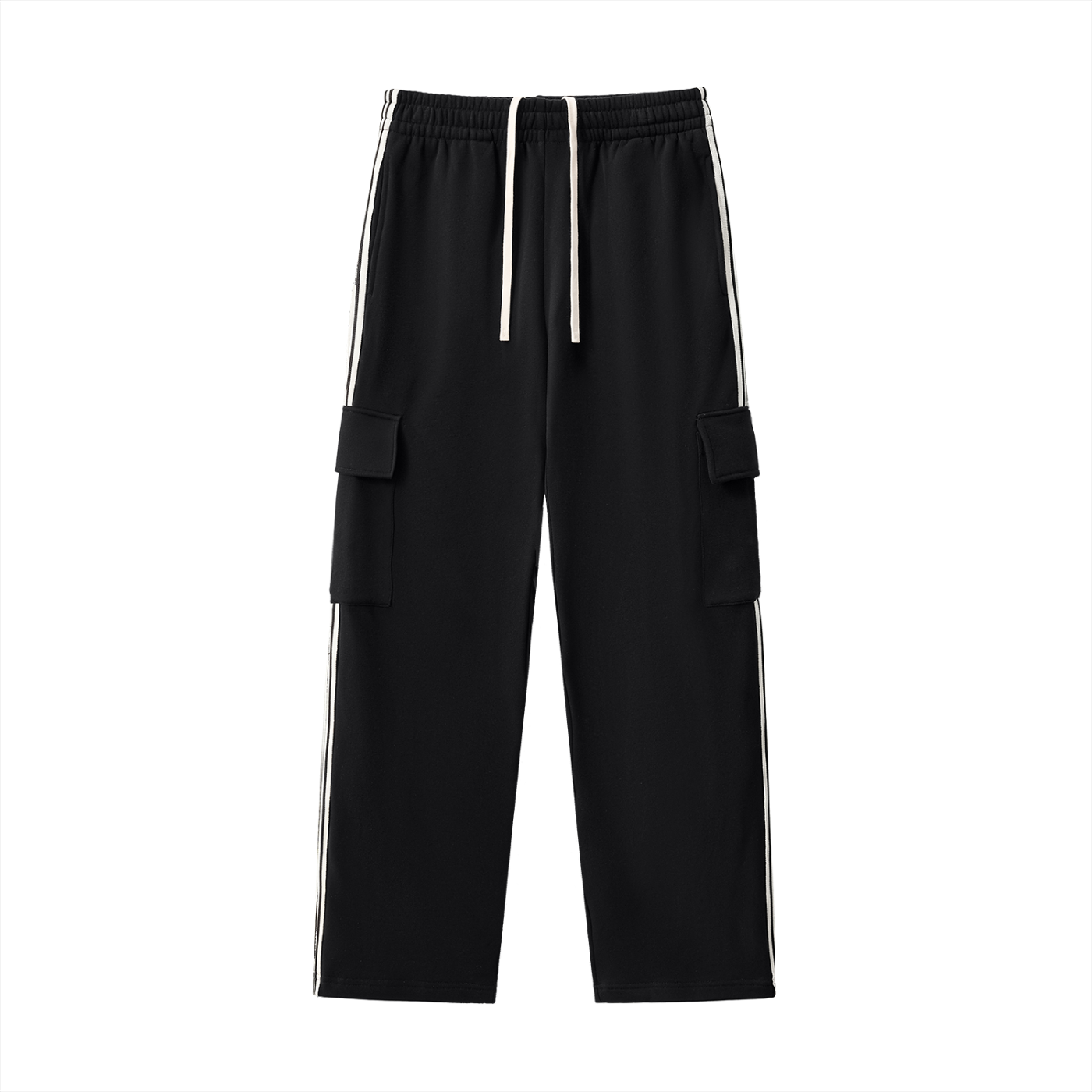Pantaloni Loose Streetwear Aluma - Banda Laterale e Gamba Dritta Unisex