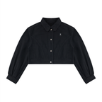 ALUMA | GIACCA DENIM CROP 100% COTONE