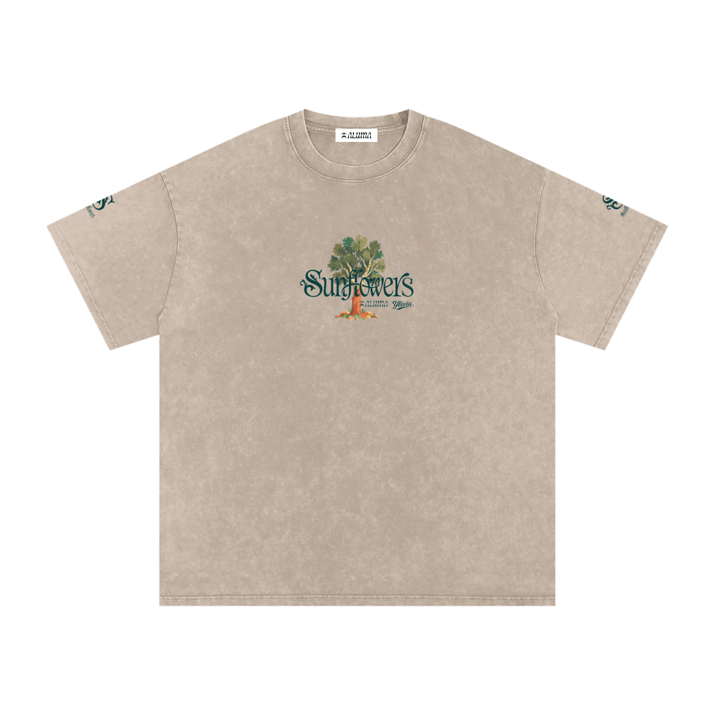 ALUMA | MODULO OVERSIZE SNOW WASHED PURO COTONE 250G
