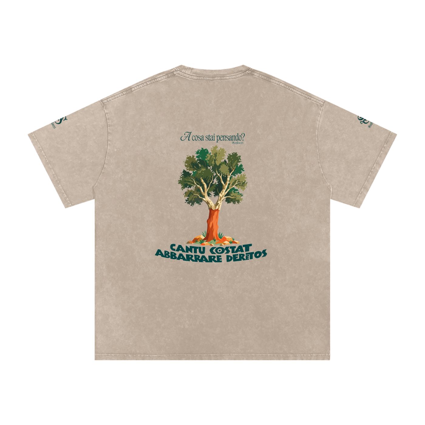 ALUMA | MODULO OVERSIZE SNOW WASHED PURO COTONE 250G