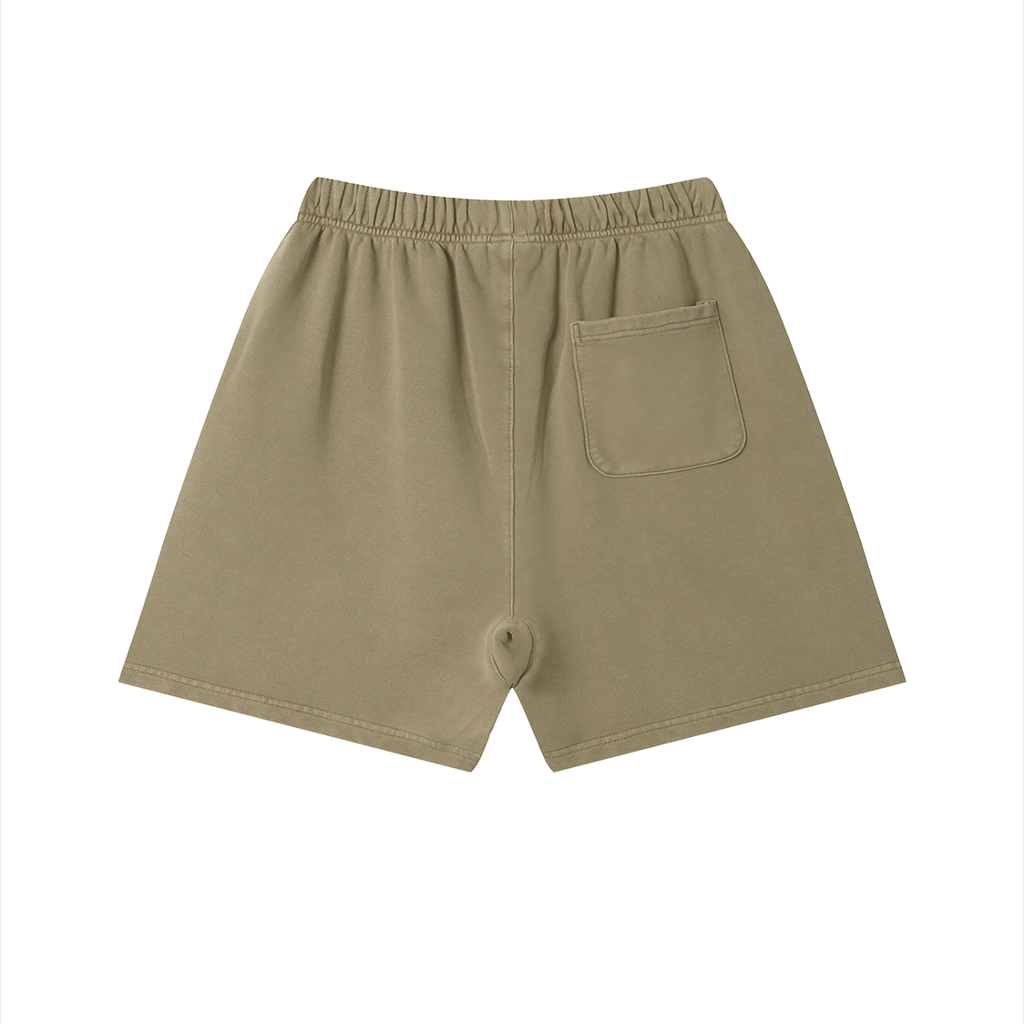 short in cotone,vintage wash,360gsm,cotone organico,urban wear,shorts loose