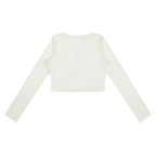 top crop,design arricciato,streetwear femminile,design architettonico,cotone viscosa,fit strutturato,abbigliamento sardo