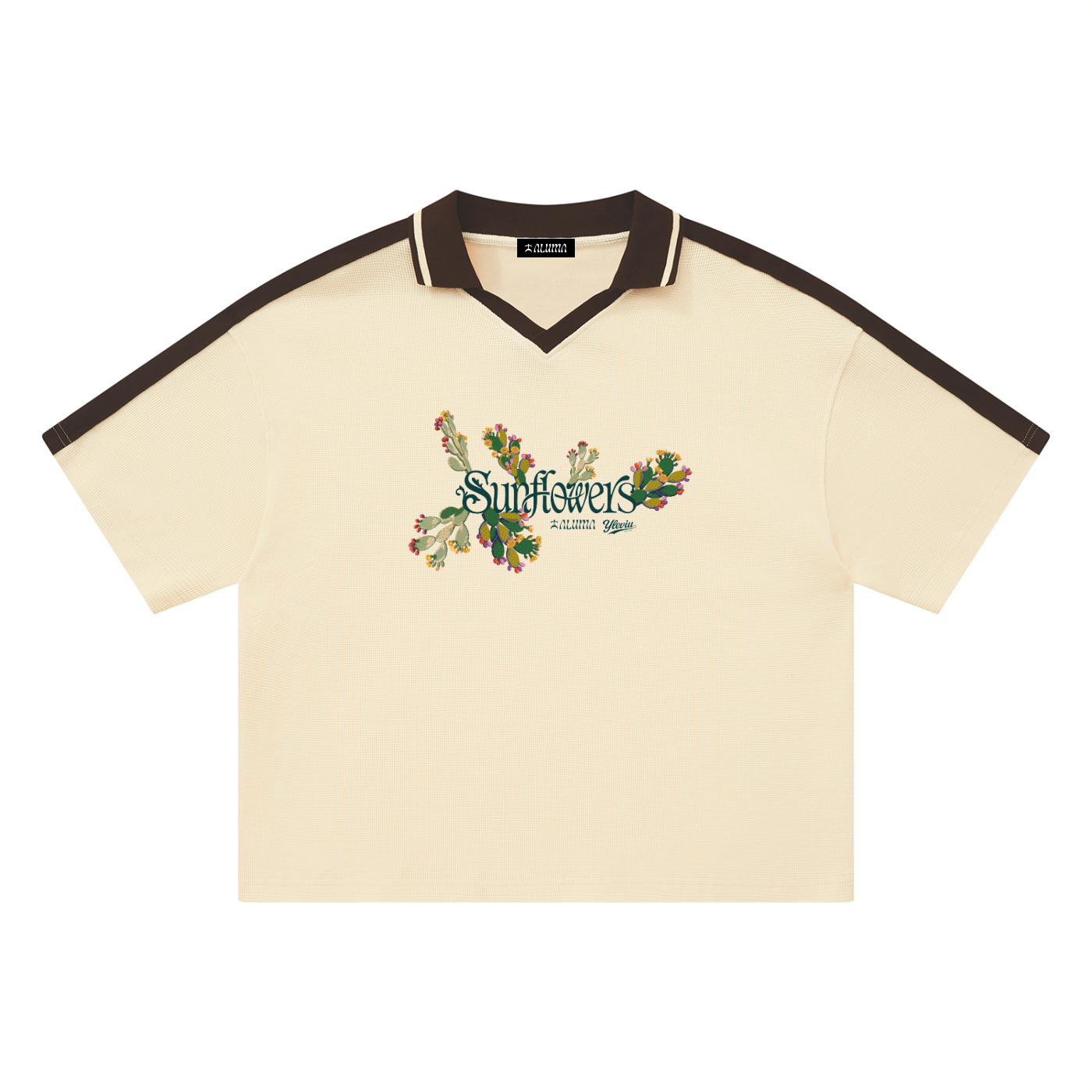 ALUMA | POLO COLOR BLOCK 330G "SUNFLOWERS"
