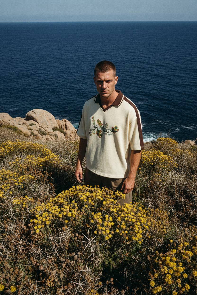 ALUMA | POLO COLOR BLOCK 330G "SUNFLOWERS"