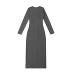 Abito Lungo Bodycon "Dyed Washed" | Spacco e Fit Strutturato