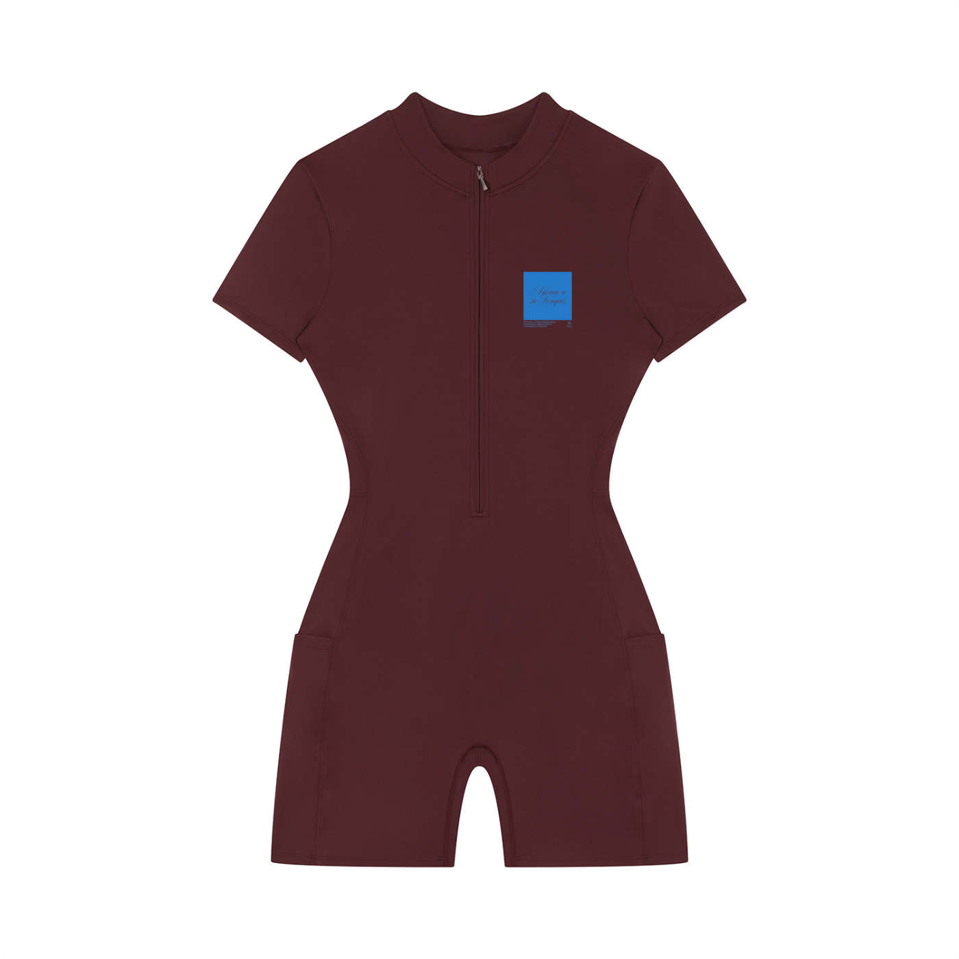 romper sportivo donna,tuta corta a compressione,activewear quarter-zip,abbigliamento sportivo tecnico,aluma romper donna