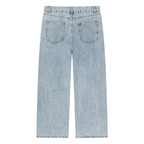 jeans dritti unisex streetwear,denim vintage straight leg,jeans heavyweight larghi,jeans grigi washed rilassati,pantaloni denim autentici,aluma straight jeans