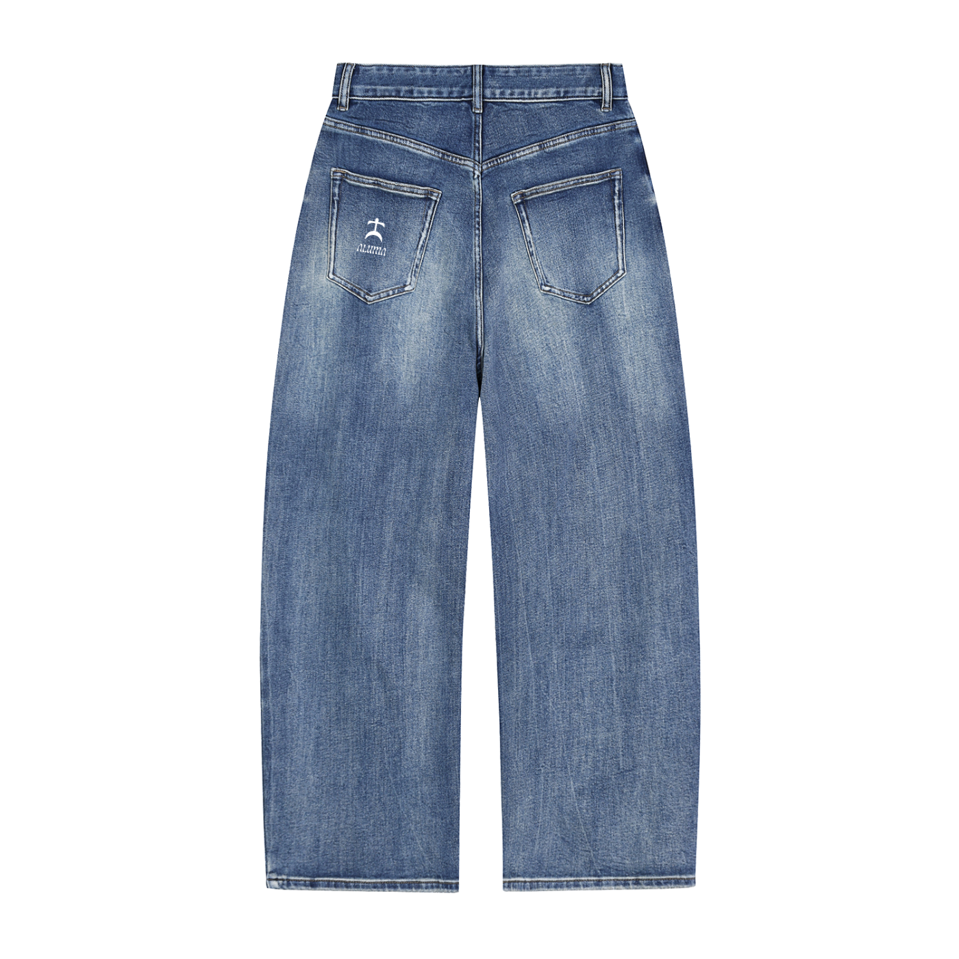 Jeans Denim Pesanti Aluma - Effetto Sun Fade Vintage