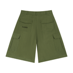 pantaloncini cargo cotone,cargo shorts unisex ampi,streetwear bermuda tasconi,pantaloncini vintage utility,abbigliamento urban estate,pantaloni corti streetwear