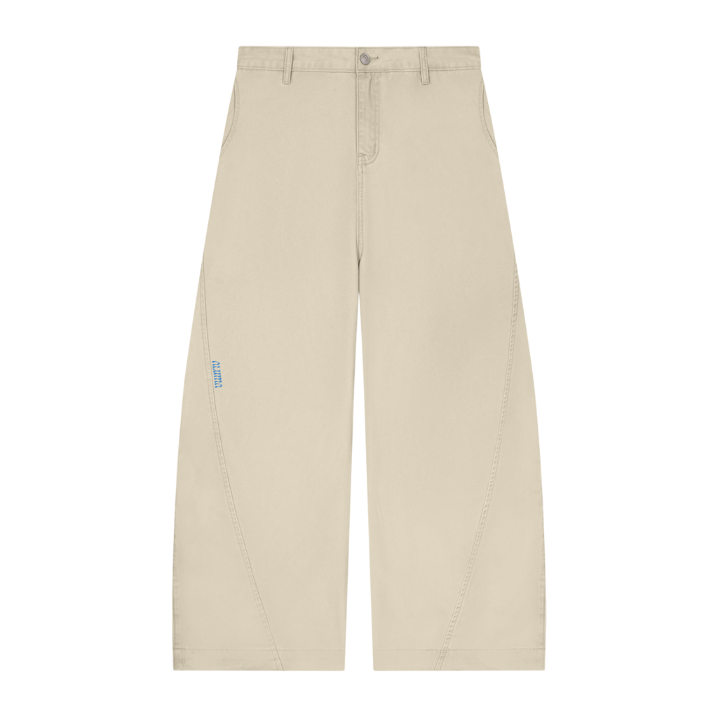 ALUMA | PANTALONE BARREL LEG 100% COTONE
