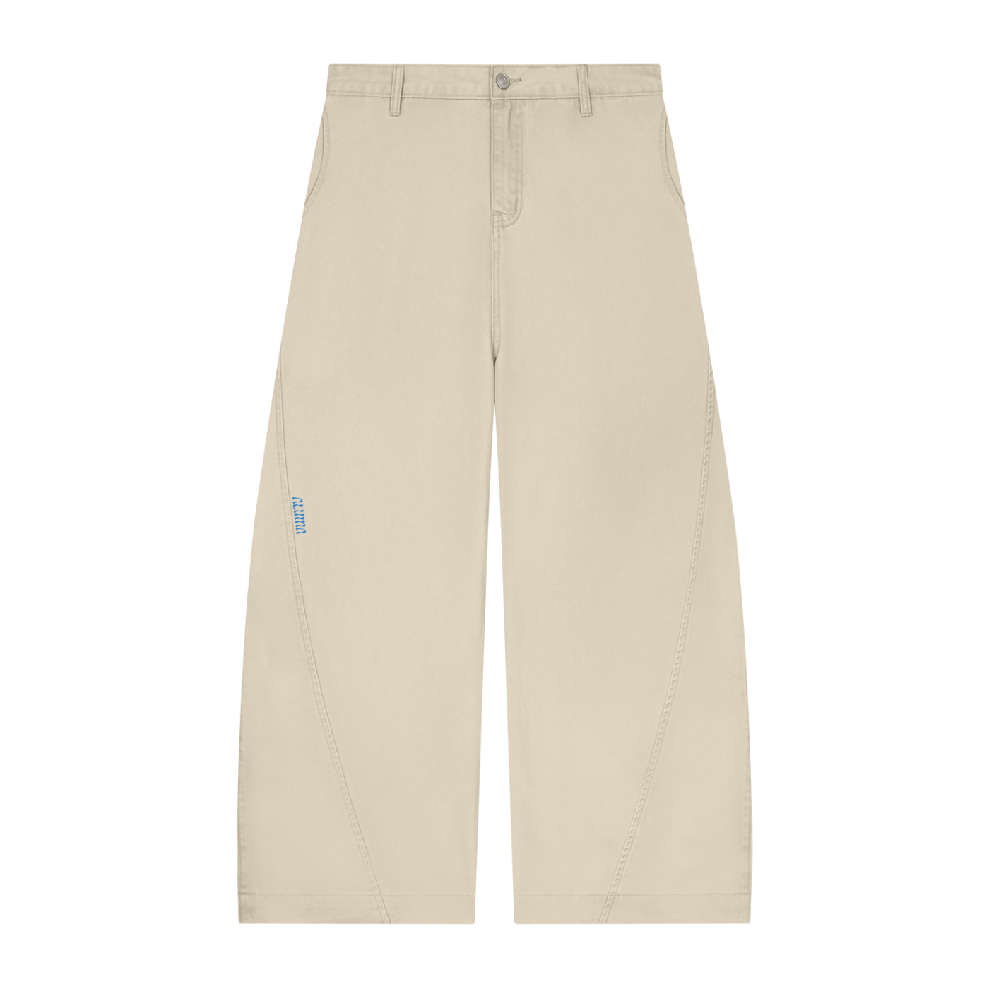 ALUMA | PANTALONE BARREL LEG 100% COTONE