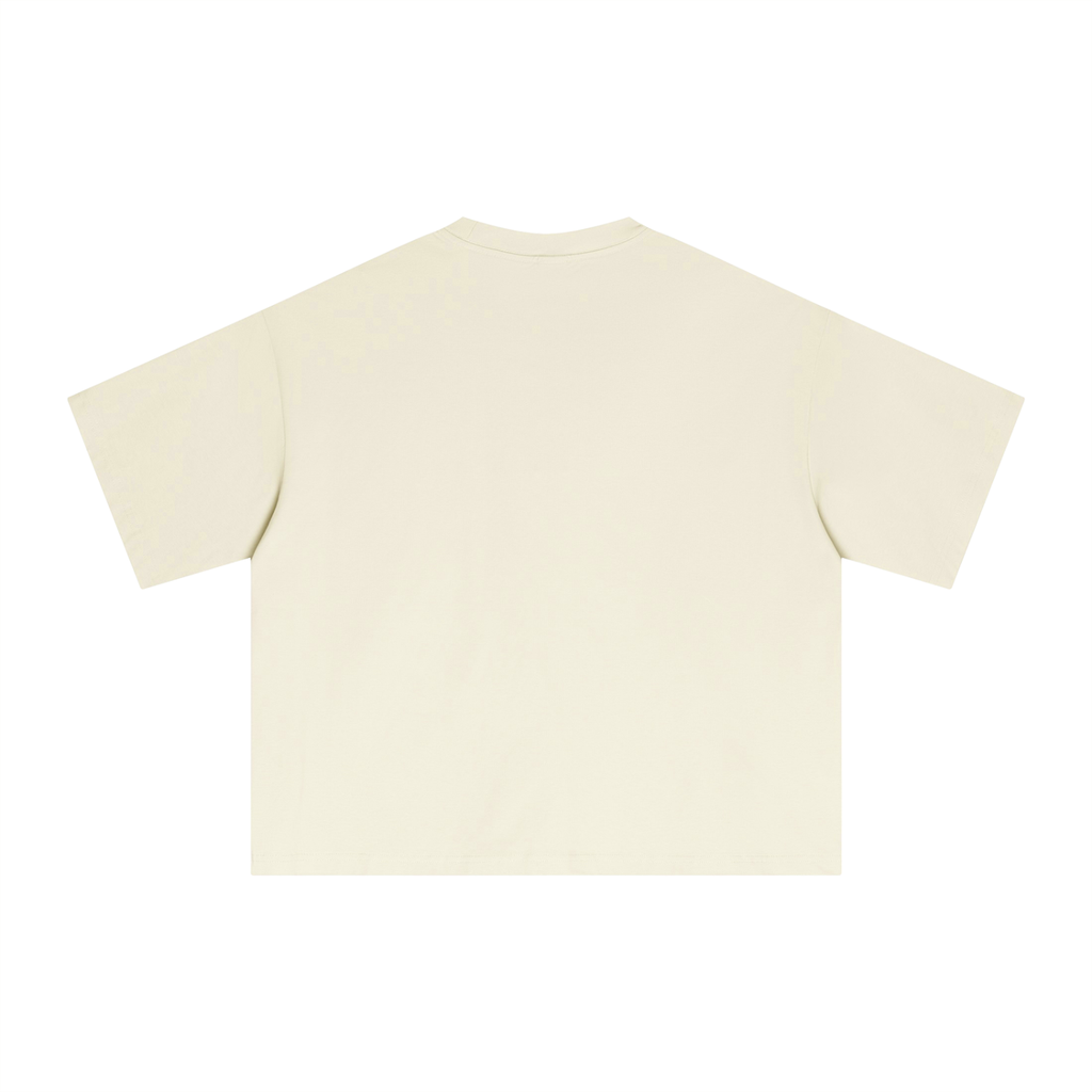t-shirt oversize,heavyweight tee,maglia boxy,streetwear sardegna,cotone pesante,tessuto sorona,abbigliamento urbano,estetica brutalista,drop shoulder