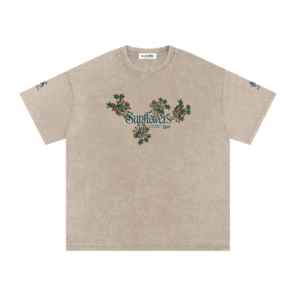 ALUMA | MODULO OVERSIZE SNOW WASHED PURO COTONE 250G