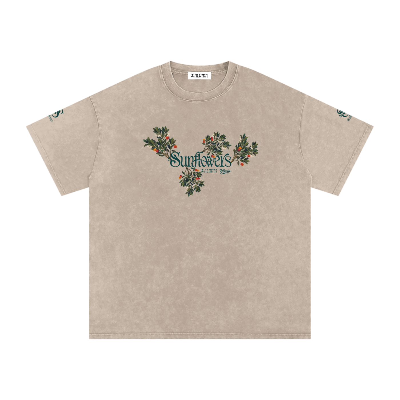 ALUMA | MODULO OVERSIZE SNOW WASHED PURO COTONE 250G