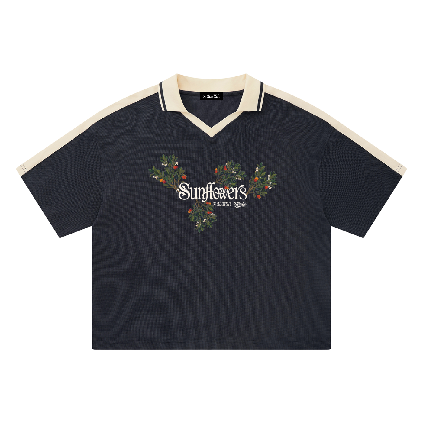 ALUMA | POLO COLOR BLOCK 330G "SUNFLOWERS"