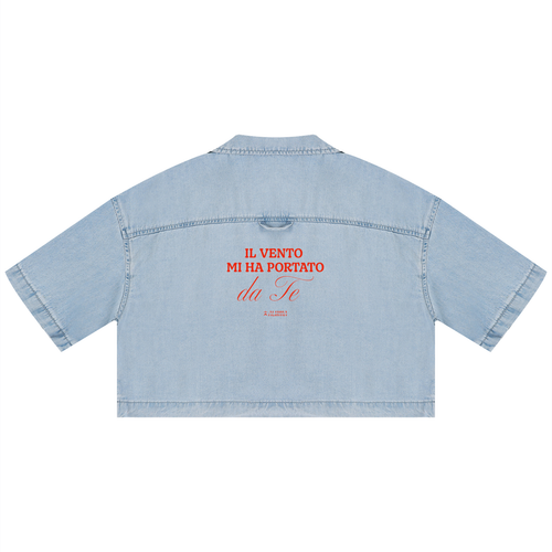 camicia boxy,vintage wash,streetwear pesante,abbigliamento sardo,design brutalista,urban essential,camicia strutturata