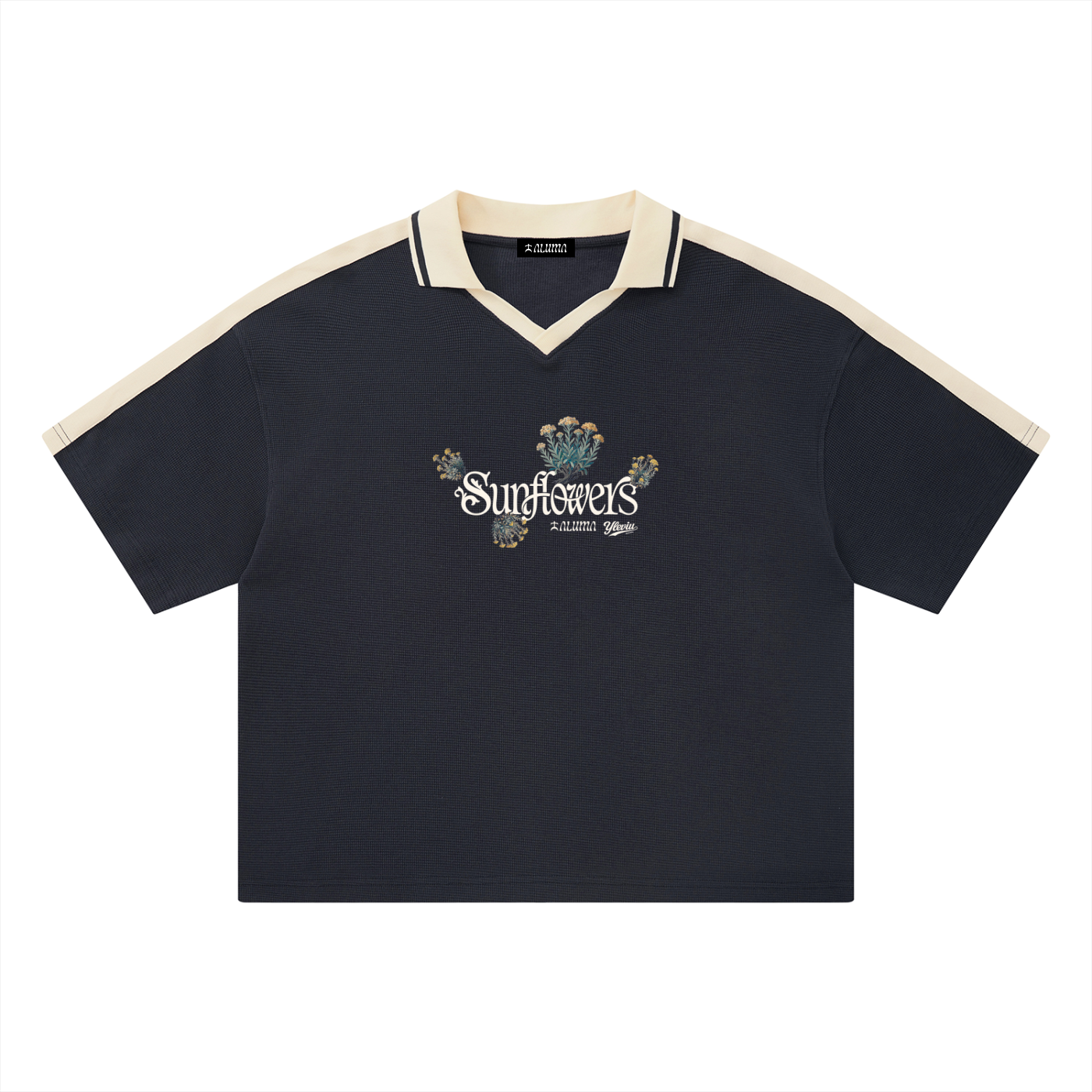 ALUMA | POLO COLOR BLOCK 330G "SUNFLOWERS"
