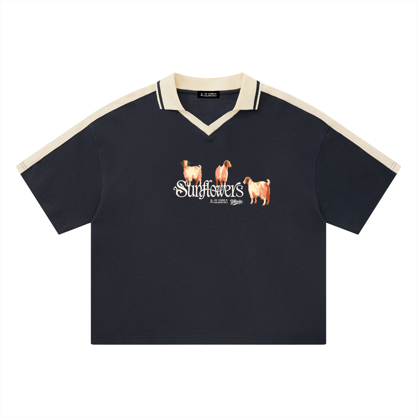ALUMA | POLO COLOR BLOCK 330G "SUNFLOWERS"