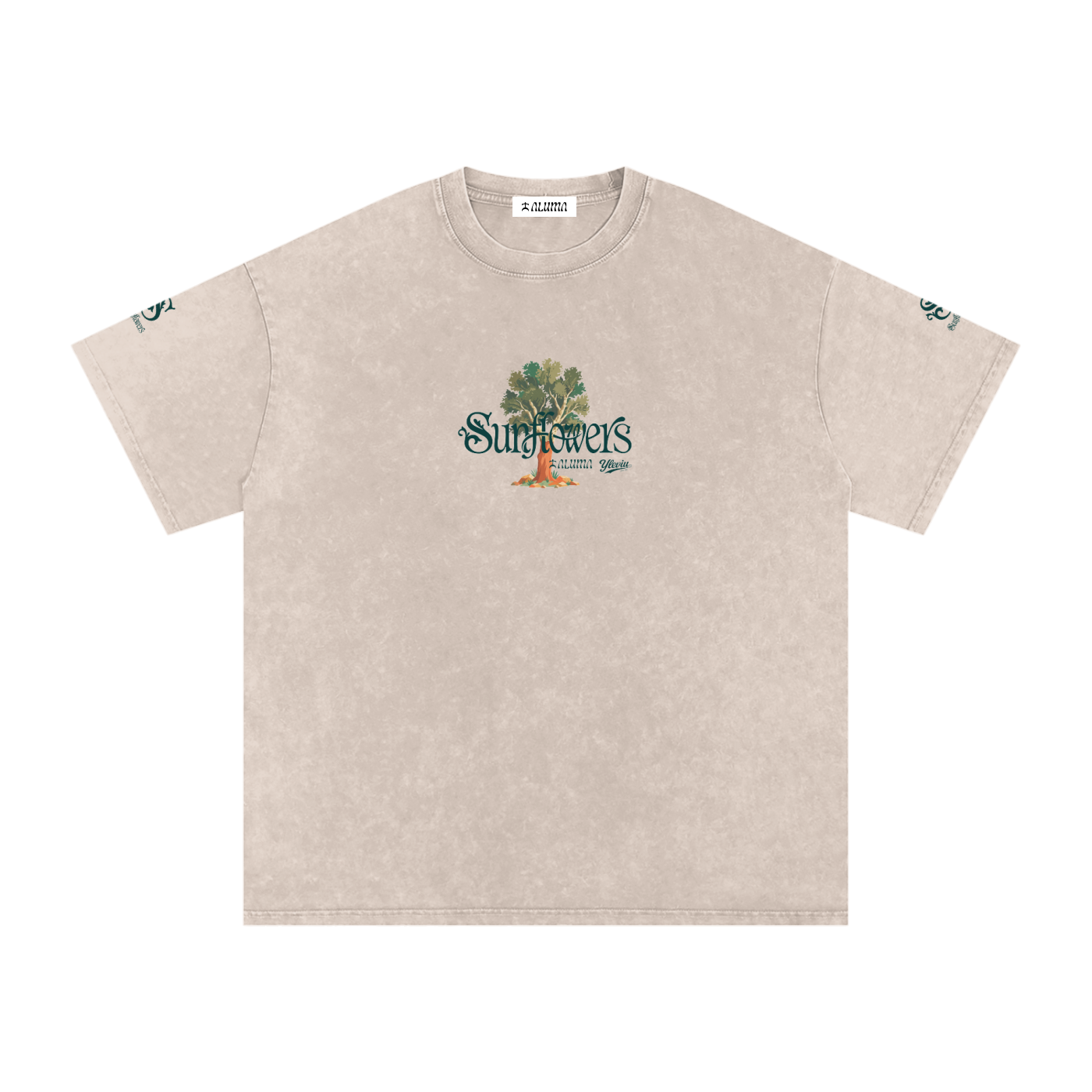 ALUMA | MODULO OVERSIZE SNOW WASHED PURO COTONE 250G