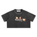 ALUMA | MODULO CROP SNOW WASHED PURO COTONE 220G