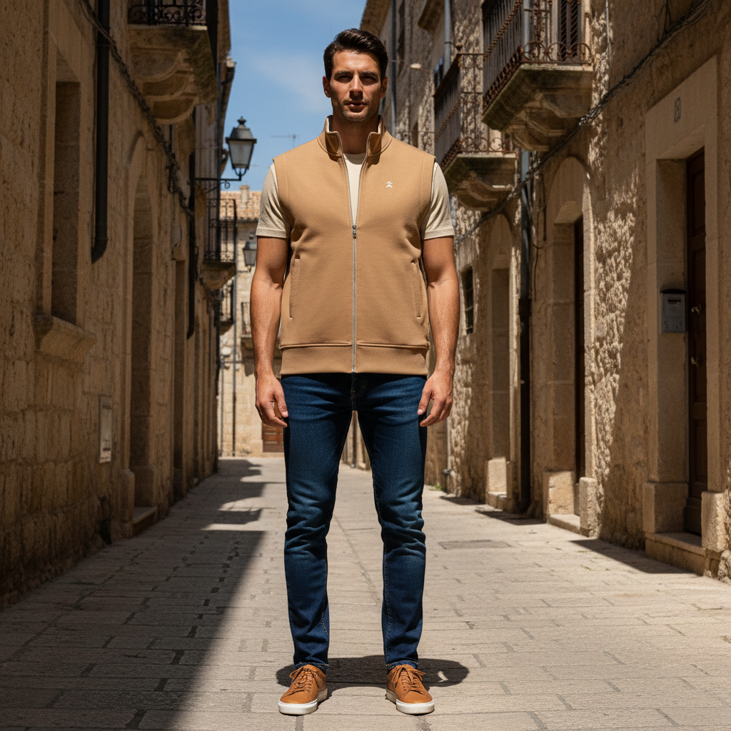 Gilet Streetwear Pesante Aluma - Essential Heavyweight Vest