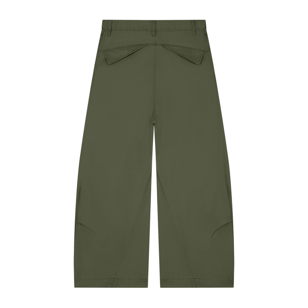 ALUMA | PANTALONE BARREL LEG 100% COTONE