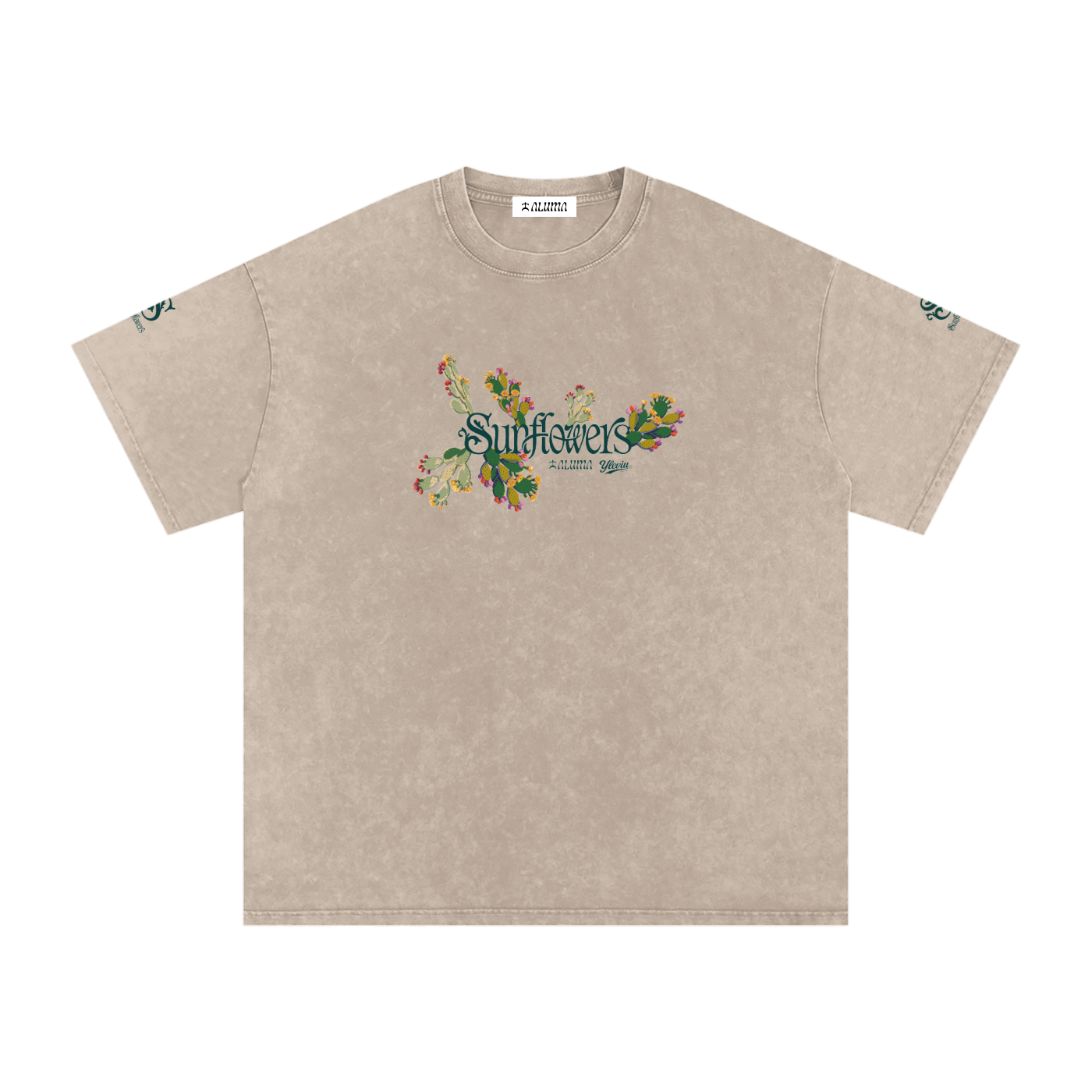 ALUMA | MODULO OVERSIZE SNOW WASHED PURO COTONE 250G