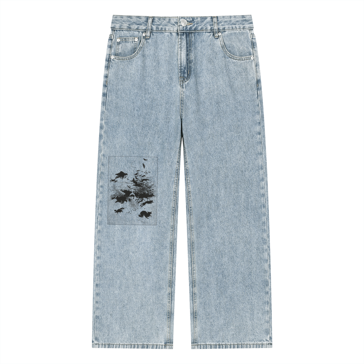 jeans dritti unisex streetwear,denim vintage straight leg,jeans heavyweight larghi,jeans grigi washed rilassati,pantaloni denim autentici,aluma straight jeans