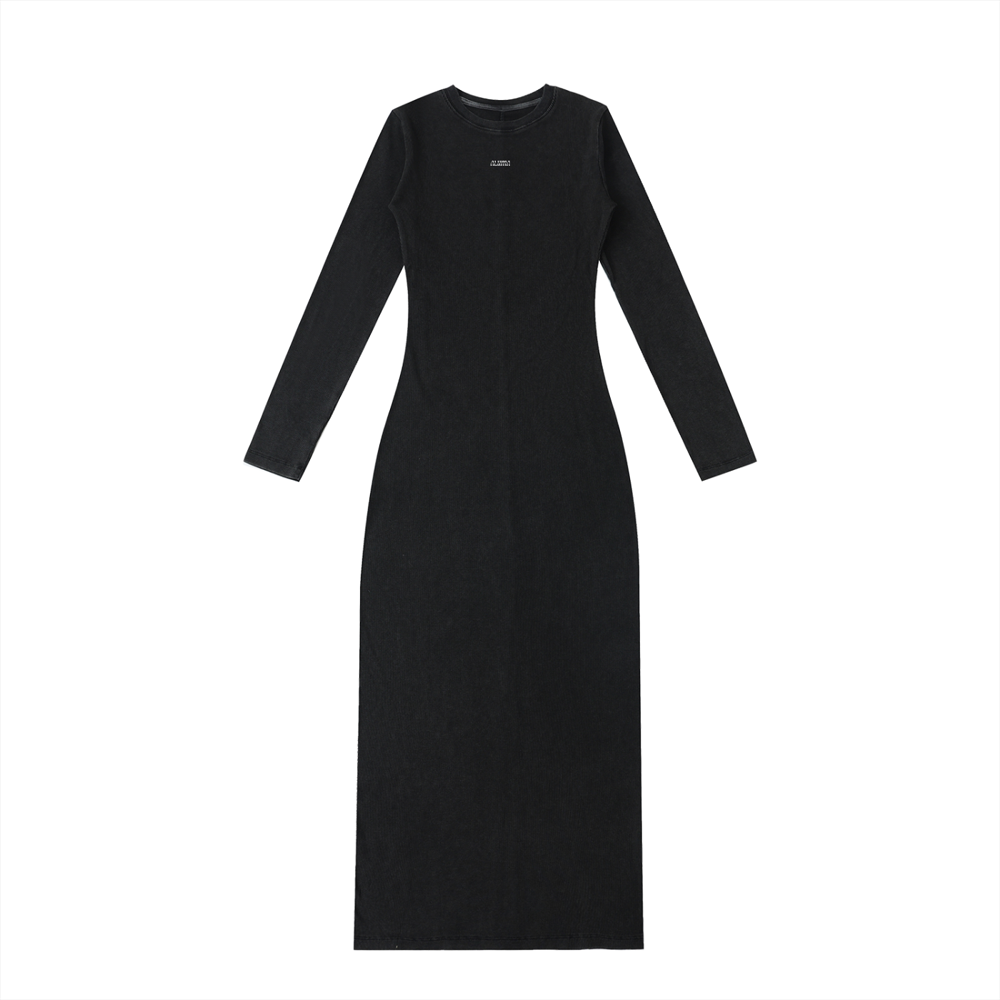 Abito Lungo Bodycon "Dyed Washed" | Spacco e Fit Strutturato