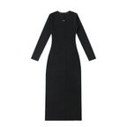 Abito Lungo Bodycon "Dyed Washed" | Spacco e Fit Strutturato