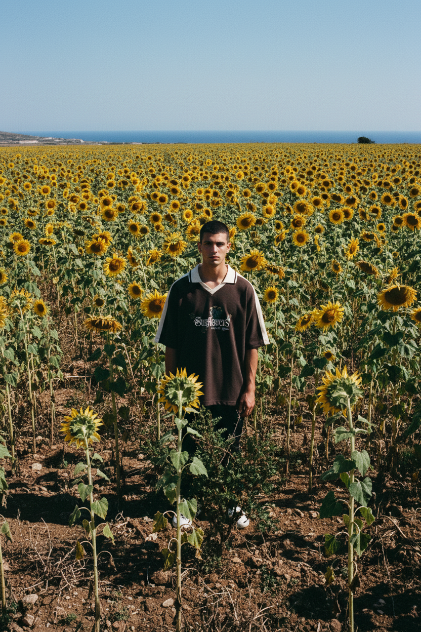 ALUMA | POLO COLOR BLOCK 330G "SUNFLOWERS"