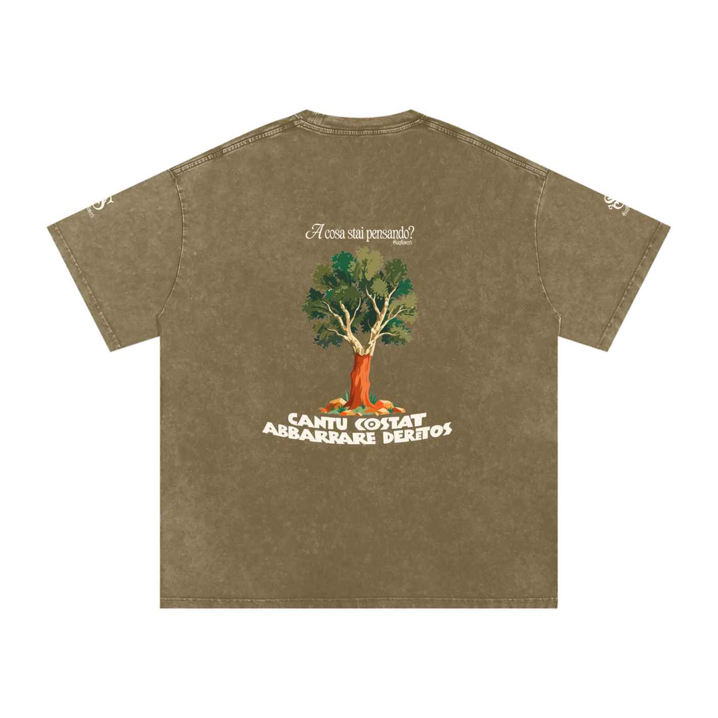 ALUMA | MODULO OVERSIZE SNOW WASHED PURO COTONE 250G