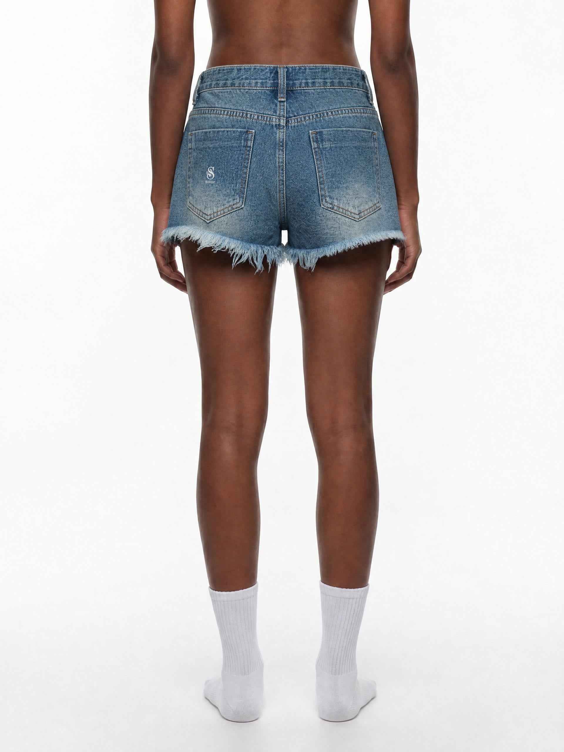 ALUMA | DENIM CORTO 430G A TAGLIO VIVO