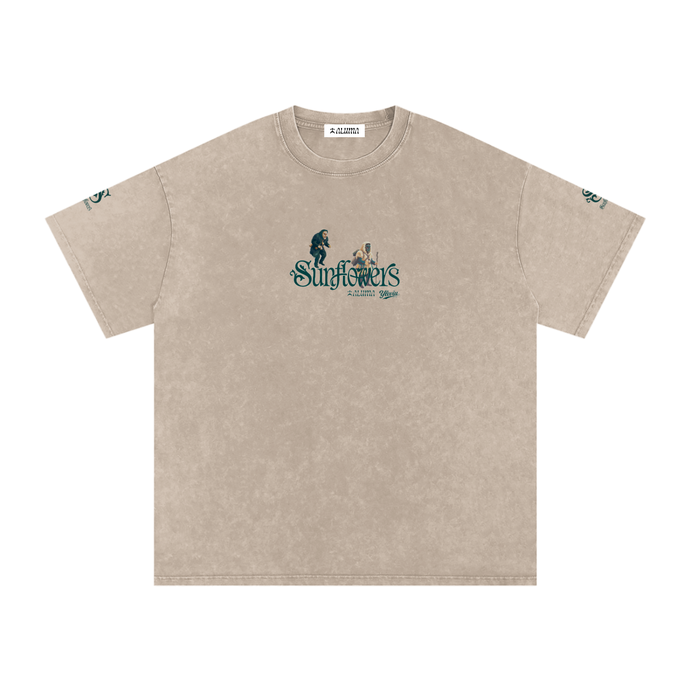ALUMA | MODULO OVERSIZE SNOW WASHED PURO COTONE 250G