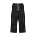 Sweatpants Oversize,Pantaloni Tuta Fleece,Cuciture a Contrasto,Drawstring,Streetwear Unisex,Joggers,Pantaloni Comodi