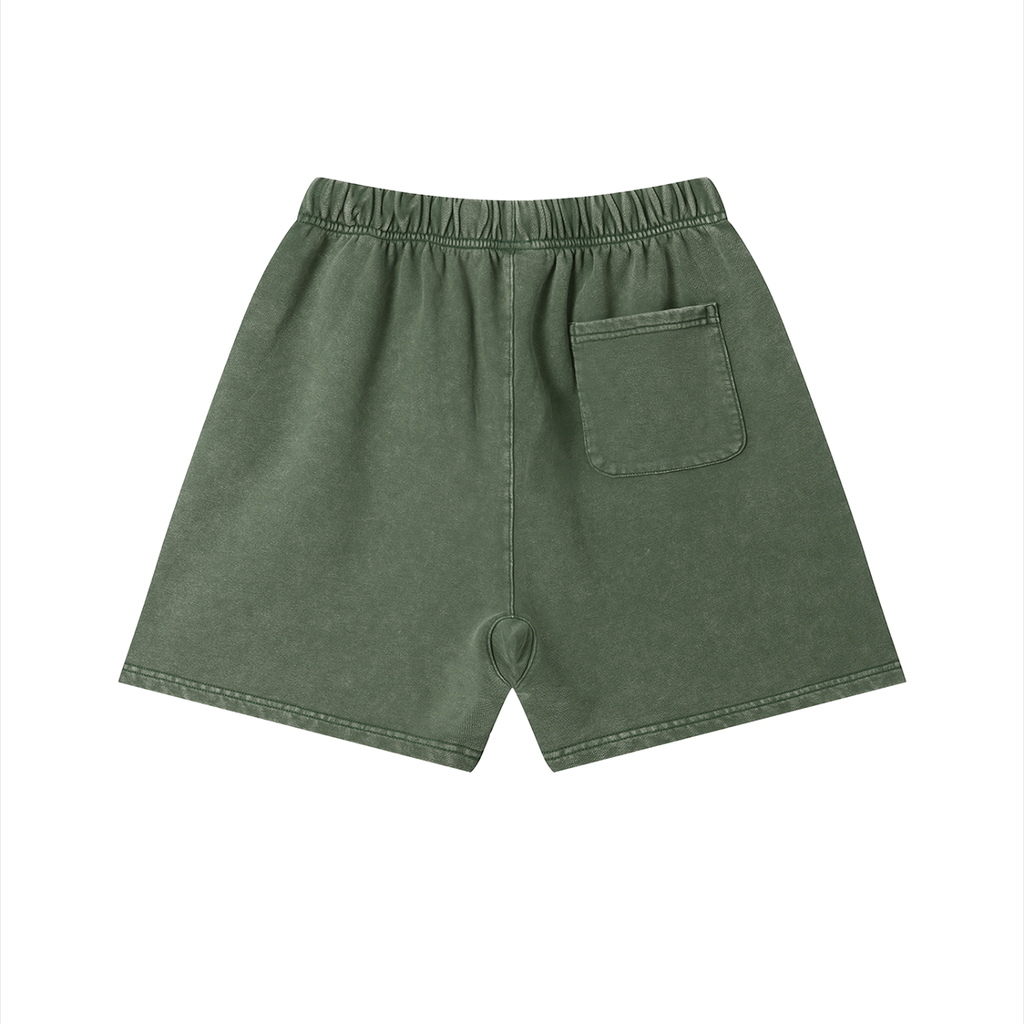 short in cotone,vintage wash,360gsm,cotone organico,urban wear,shorts loose