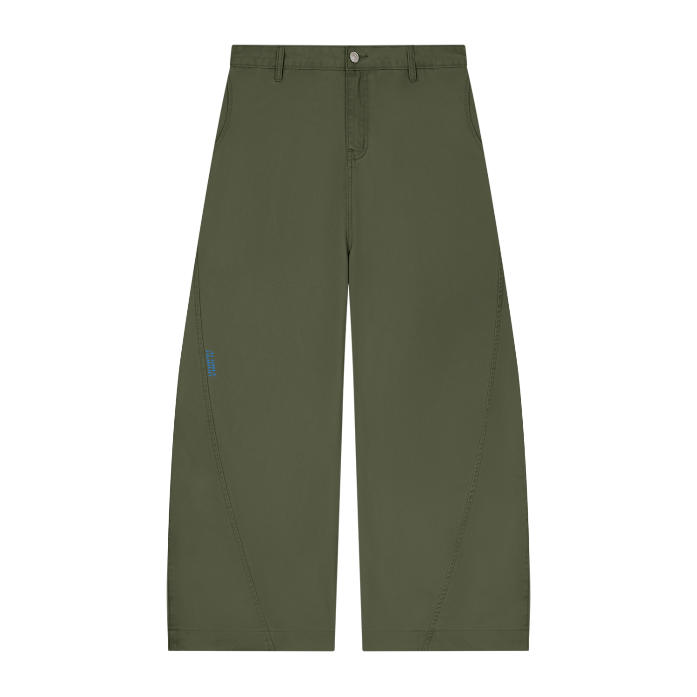 ALUMA | PANTALONE BARREL LEG 100% COTONE