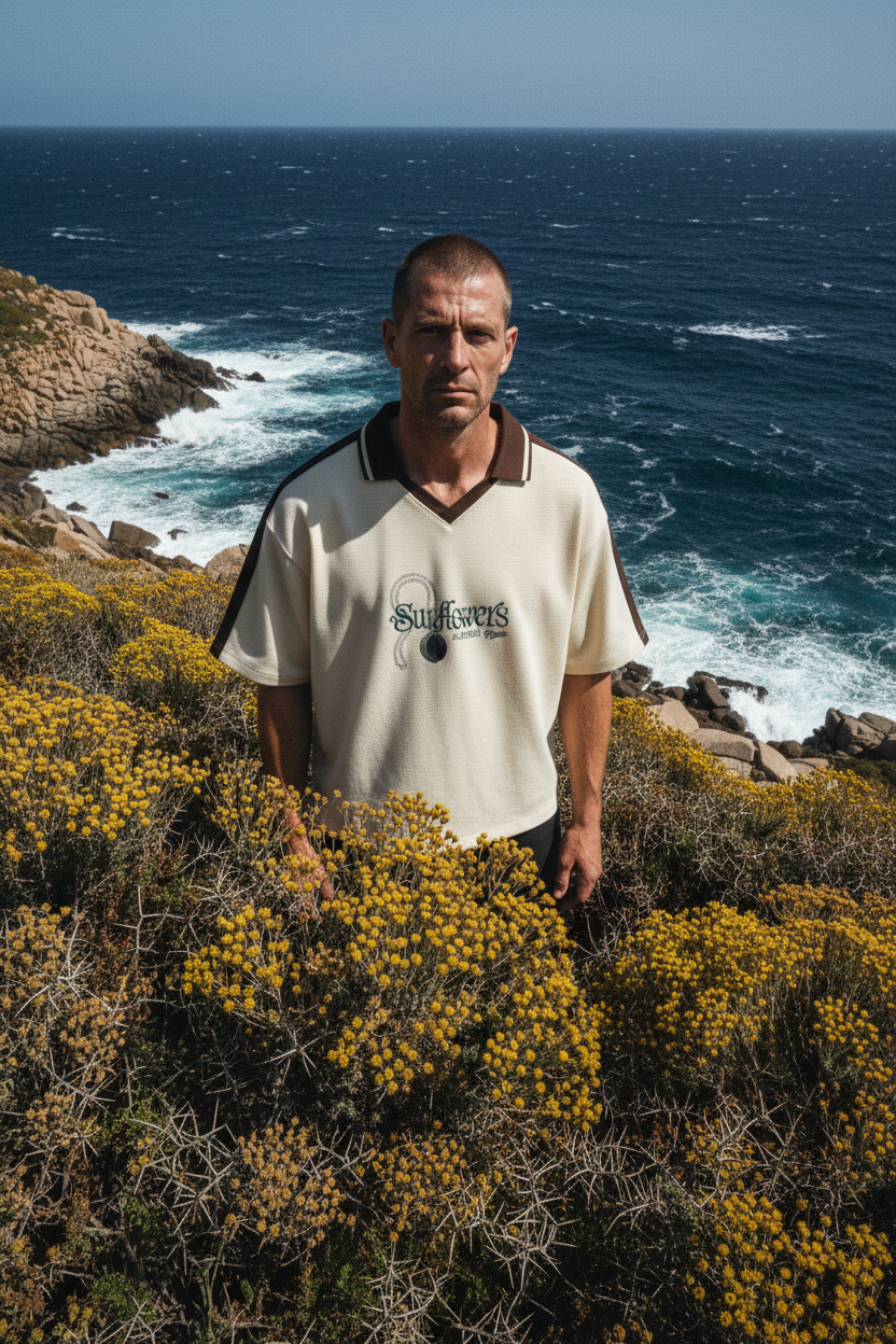 ALUMA | POLO COLOR BLOCK 330G "SUNFLOWERS"