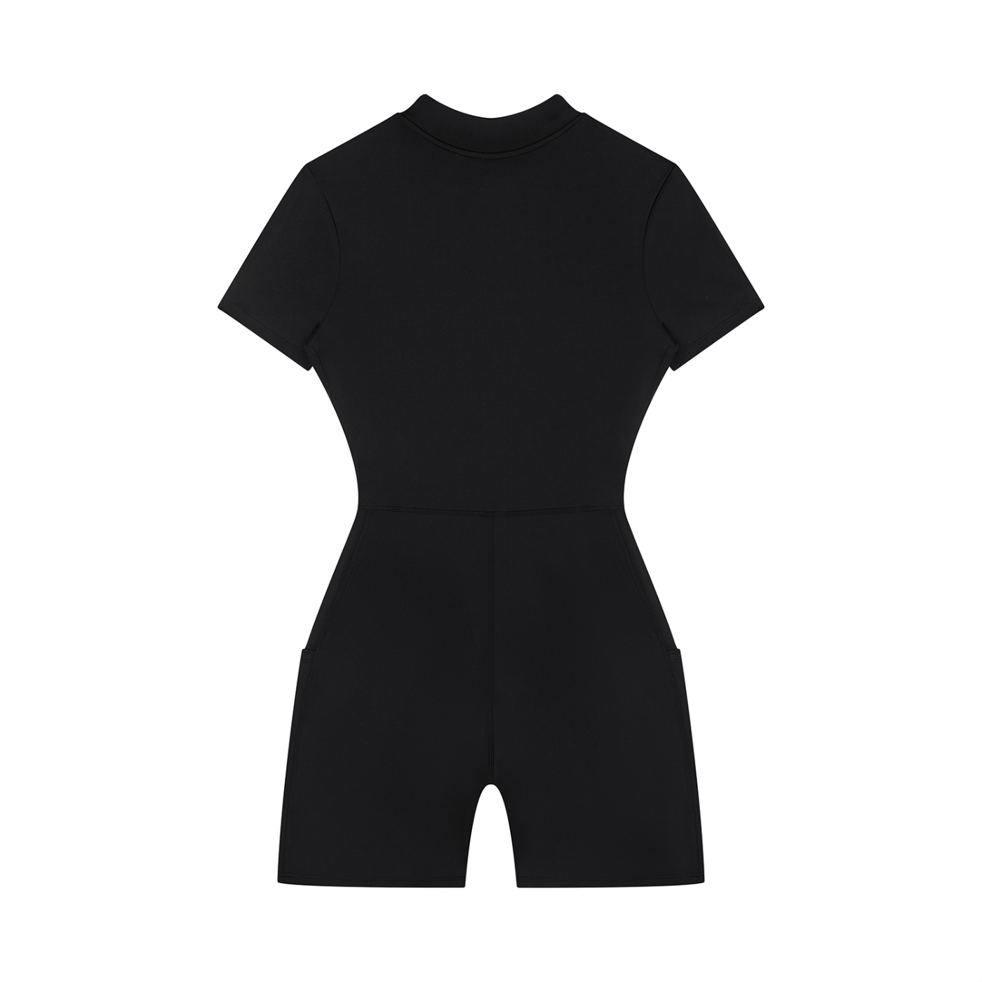 romper sportivo donna,tuta corta a compressione,activewear quarter-zip,abbigliamento sportivo tecnico,aluma romper donna
