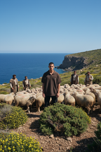 ALUMA | POLO HEAVYWEIGHT CINGHIALE - BROWN