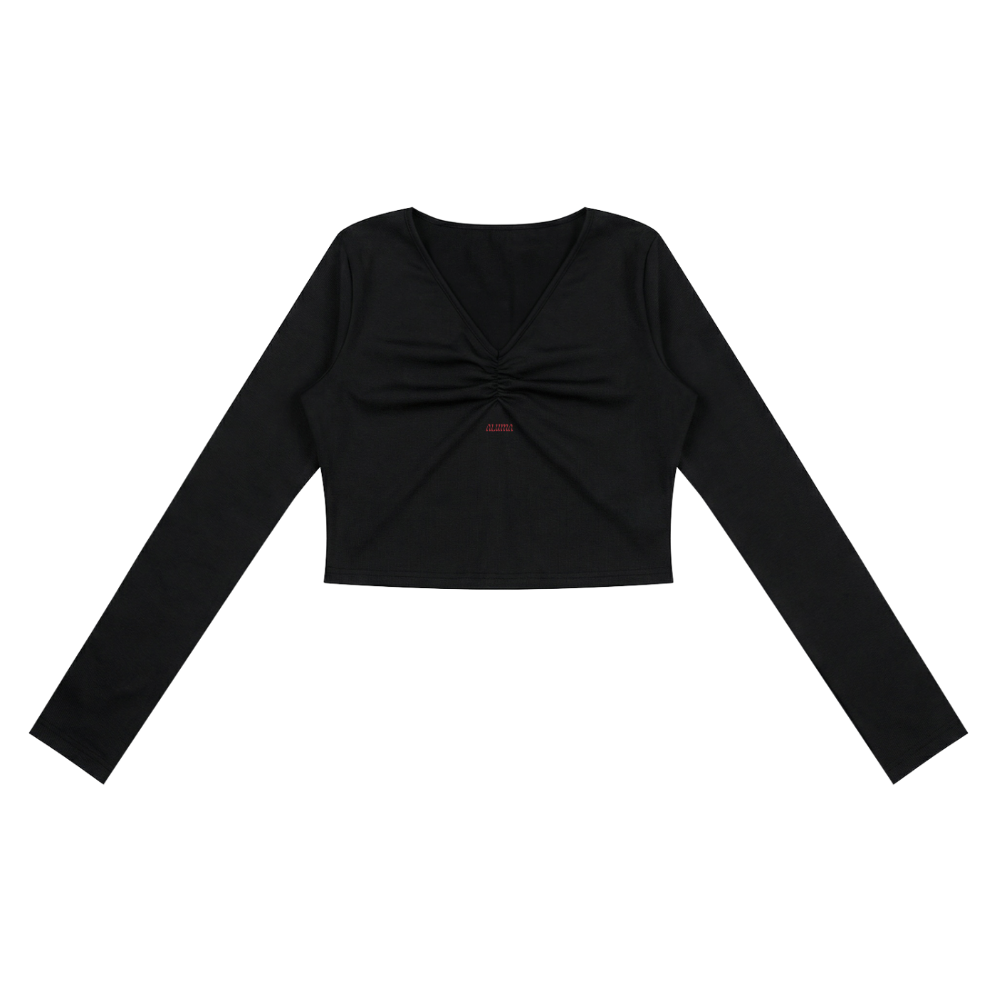 top crop,design arricciato,streetwear femminile,design architettonico,cotone viscosa,fit strutturato,abbigliamento sardo