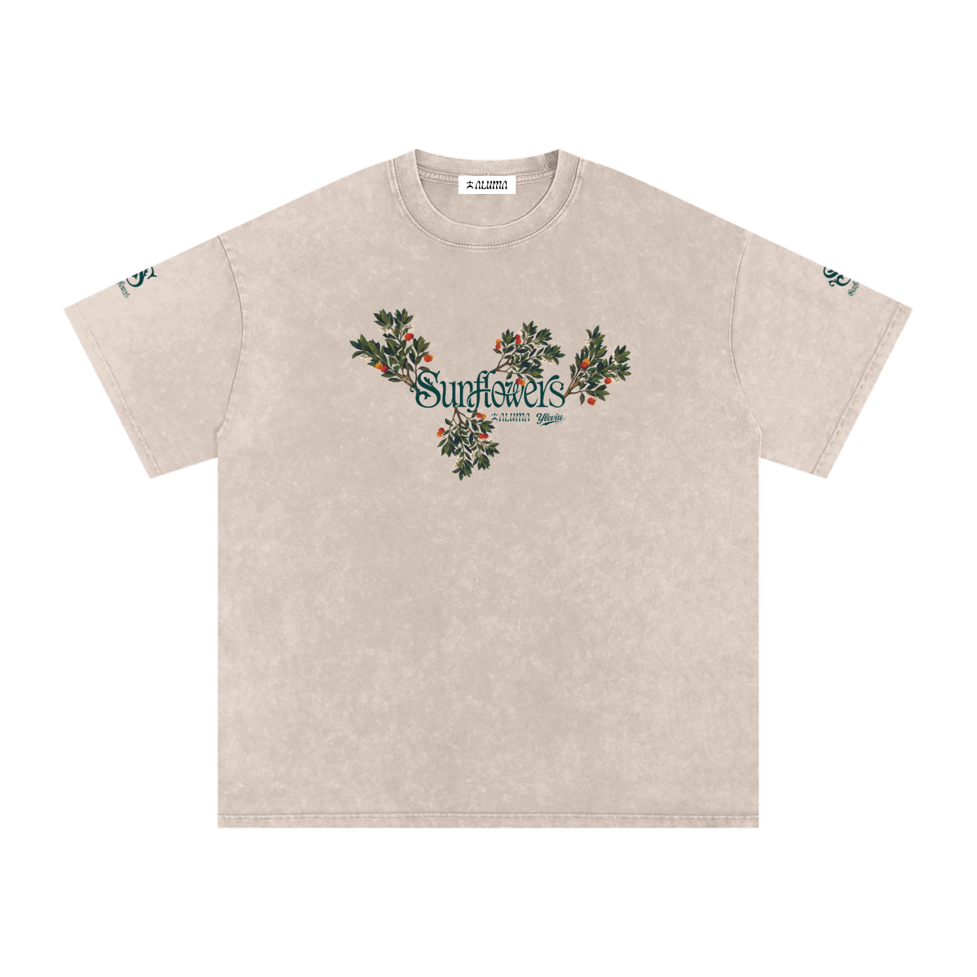 ALUMA | MODULO OVERSIZE SNOW WASHED PURO COTONE 250G