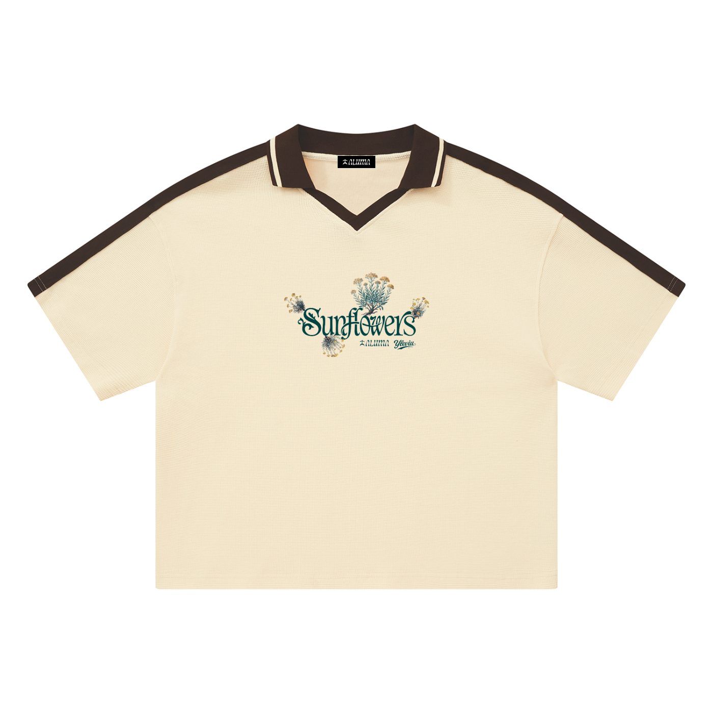 ALUMA | POLO COLOR BLOCK 330G "SUNFLOWERS"
