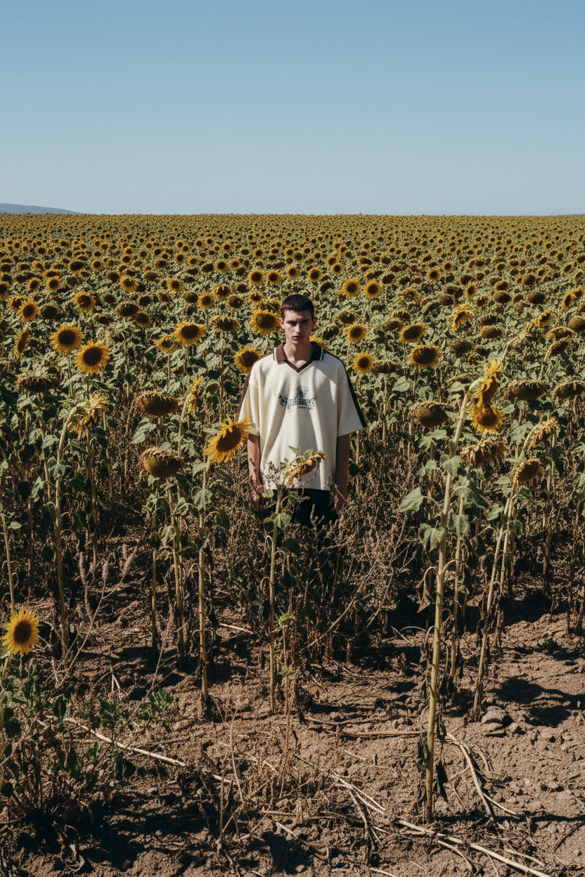 ALUMA | POLO COLOR BLOCK 330G "SUNFLOWERS"